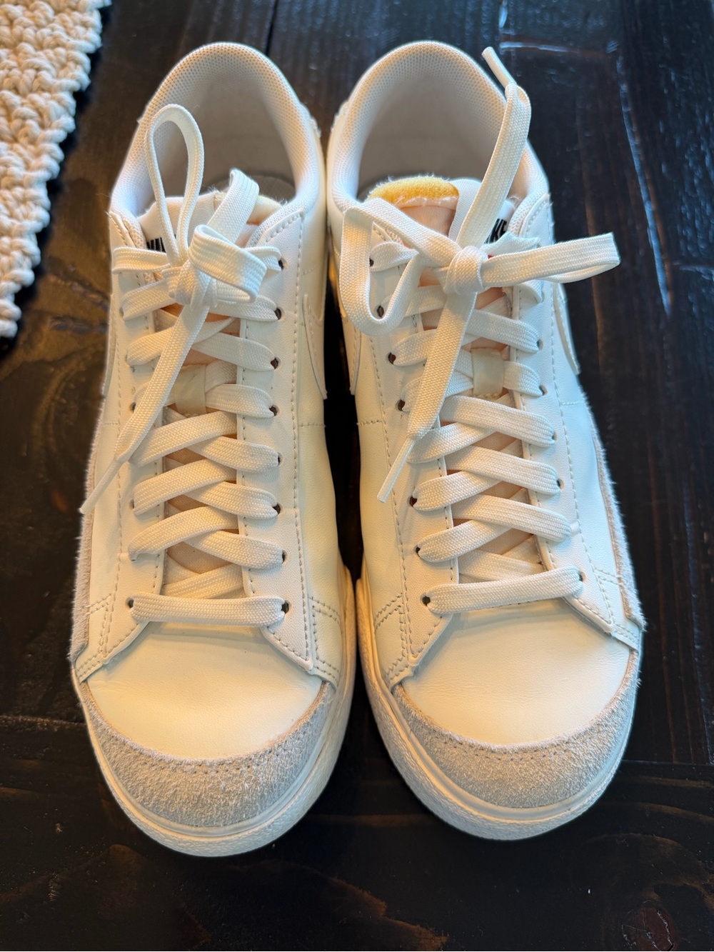 Platform NIKE Blazers off white 7.5